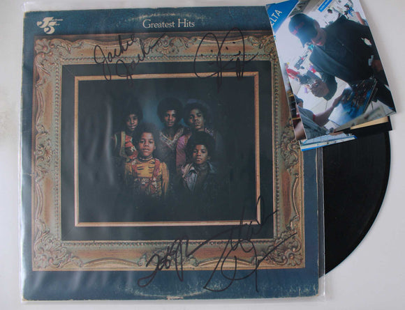 The Jackson 5 Signed Autographed 
