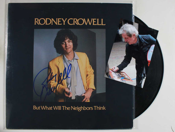 Rodney Crowell Signed Autographed 