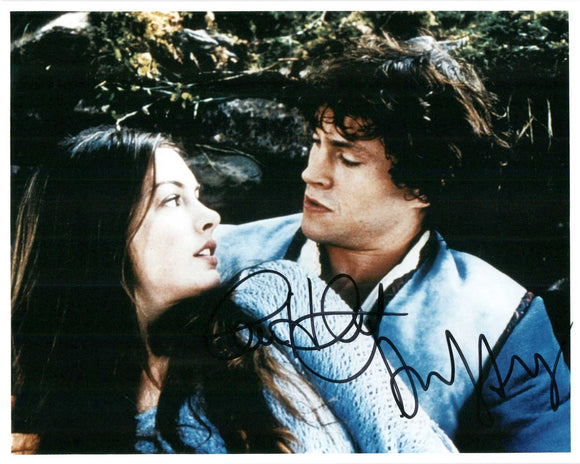 Anne Hathaway & Hugh Dancy Signed Autographed 