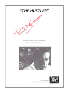 Paul Newman (d. 2008) Signed Autographed "The Hustler" 8.5x11 Movie Script Page - Lifetime COA