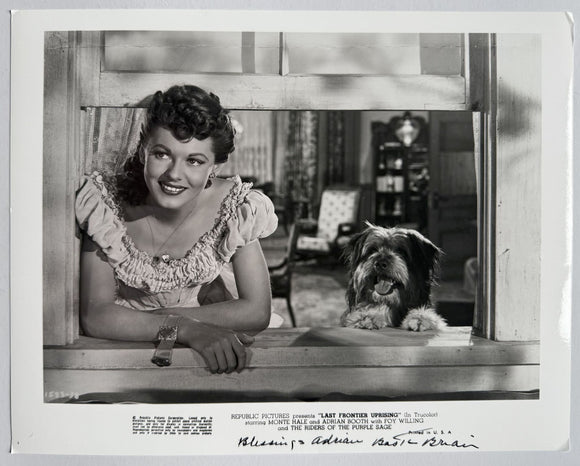 Adrian Booth (d. 2017) Signed Autographed Vintage Glossy 8x10 Photo - Lifetime COA