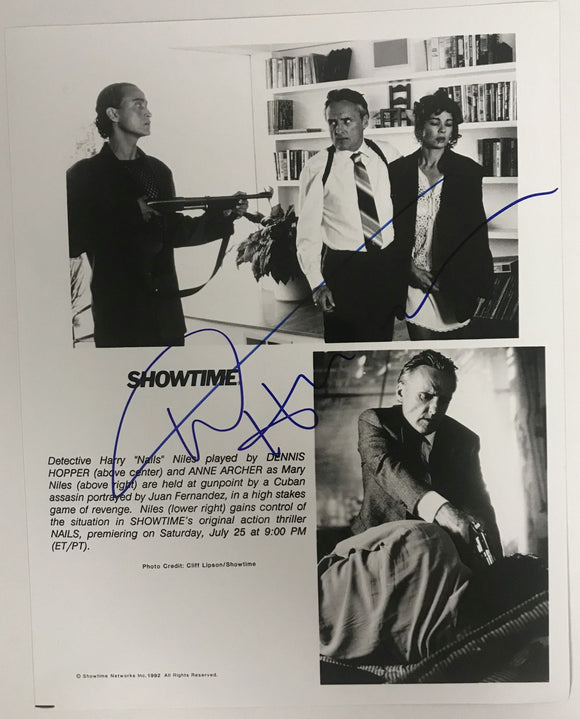 Dennis Hopper (d. 2010) Signed Autographed 