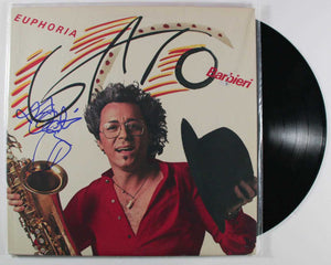 Gato Barbieri Signed Autographed "Euphoria" Record Album - COA Matching Holograms