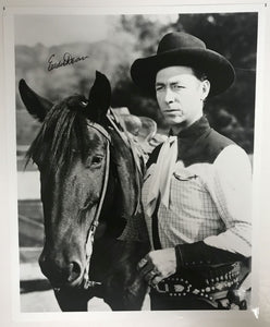 Eddie Dean (d. 1999) Signed Autographed Vintage Glossy 8x10 Photo - Lifetime COA