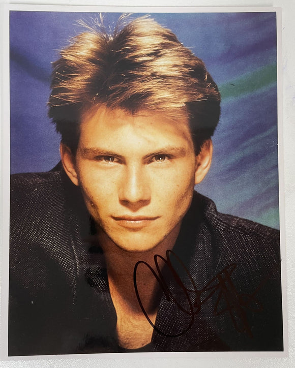Christian Slater Signed Autographed 
