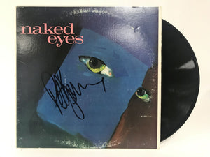 Pete Byrne Signed Autographed "Naked Eyes" Record Album - COA Matching Holograms