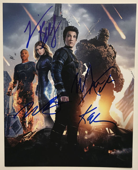 Fantastic 4 Cast Signed Autographed Glossy 8x10 Photo - Lifetime COA