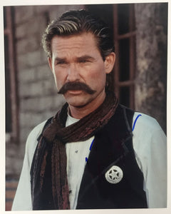 Kurt Russell Signed Autographed "Tombstone" Glossy 8x10 Photo - Lifetime COA