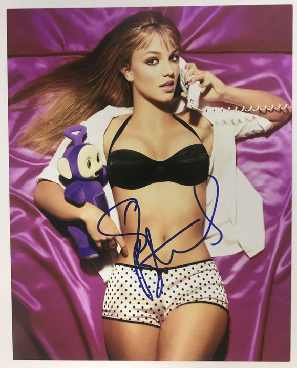 Britney Spears Signed Autographed Glossy 8x10 Photo - Lifetime COA