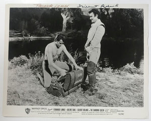 Gilbert Roland & Fernando Lamas Signed Autographed Vintage "The Diamond Queen" Glossy 8x10 Photo - Lifetime COA