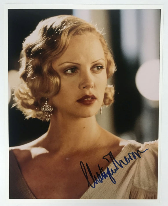 Charlize Theron Signed Autographed 