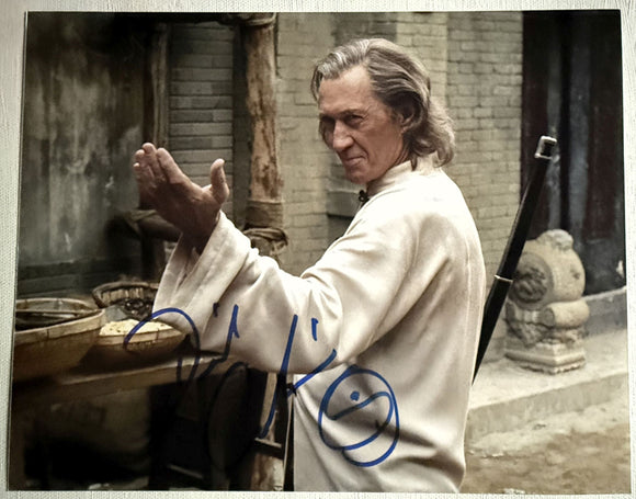 David Carradine (d. 2009) Signed Autographed 