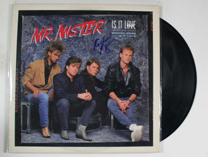 Richard Page Signed Autographed "Mr. Mister" Record Album - Lifetime COA