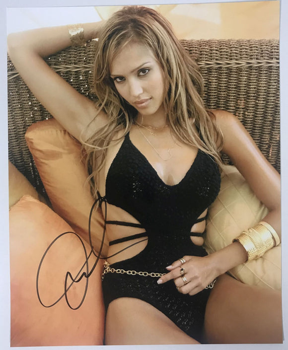 Jessica Alba Signed Autographed Glossy 8x10 Photo - Lifetime COA