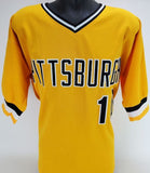Jim Leyland Signed Autographed Pittsburgh Pirates Yellow Baseball Jersey - JSA COA