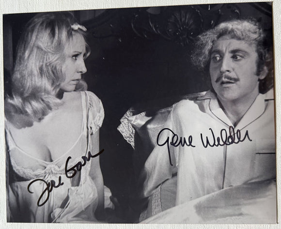 Teri Garr & Gene Wilder Signed Autographed 