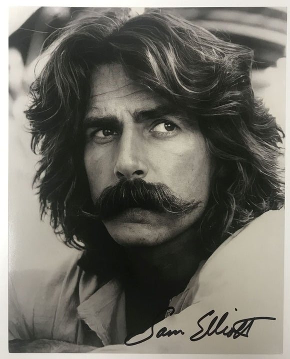 Sam Elliott Signed Autographed Glossy 8x10 Photo - Lifetime COA