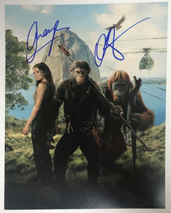 Freya Allan, Kevin Durand & Owen Teague Signed Autographed "Kingdom of the Planet of the Apes" Glossy 8x10 Photo - Lifetime COA
