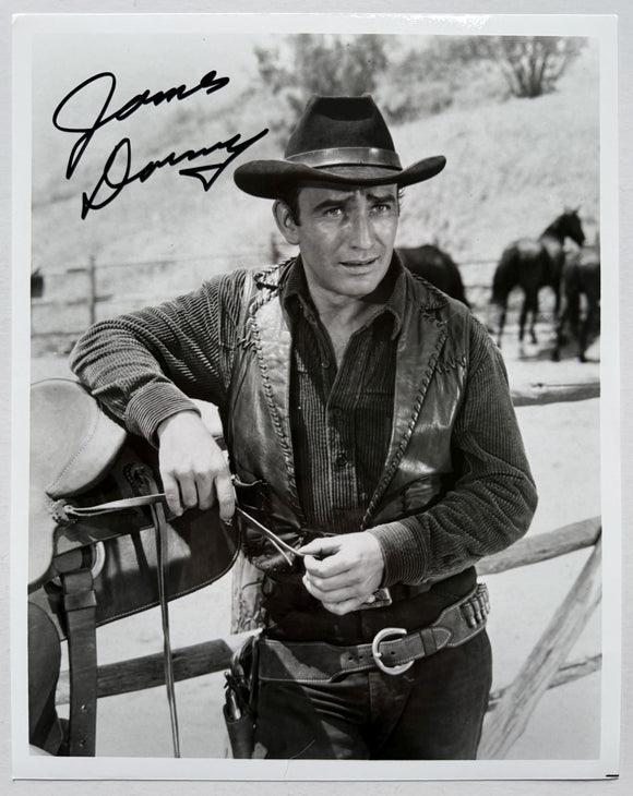 James Drury (d. 2020) Signed Autographed 