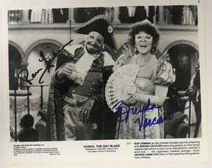 Ron Leibman & Brenda Vaccaro Signed Autographed "Zorro, The Gay Blade" Glossy 8x10 Photo - Lifetime COA