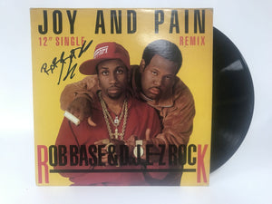 Rob Base Signed Autographed "Joy and Pain" Record Album - COA Matching Holograms