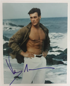 Jean Claude Van Damme Signed Autographed Glossy 8x10 Photo - Lifetime COA