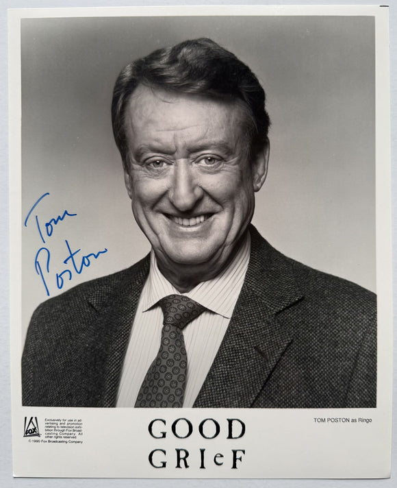 Tom Poston (d. 2007) Signed Autographed Glossy 8x10 Photo - Lifetime COA