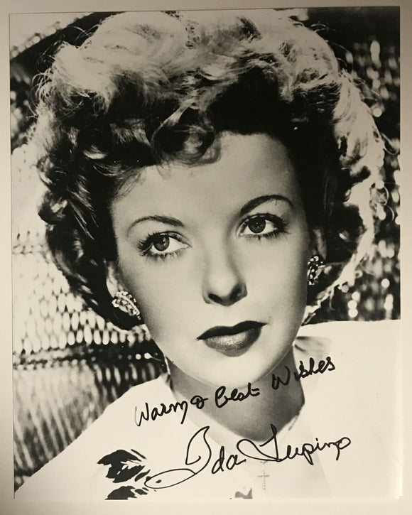 Ida Lupino (d. 1995) Signed Autographed Vintage Glossy 8x10 Photo - Lifetime COA