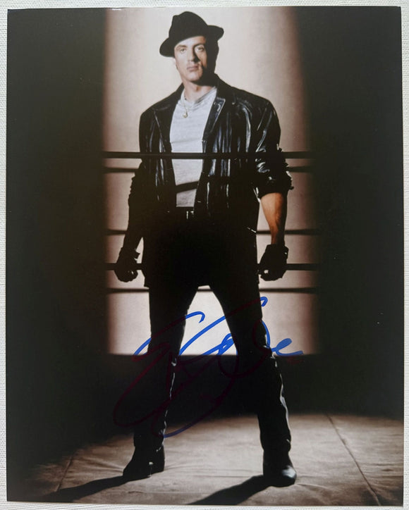 Sylvester Stallone Signed Autographed 