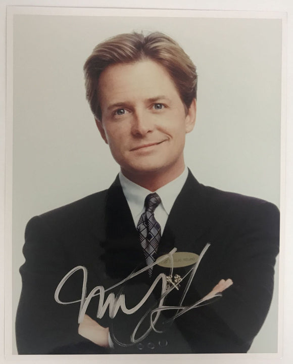 Michael J. Fox Signed Autographed 