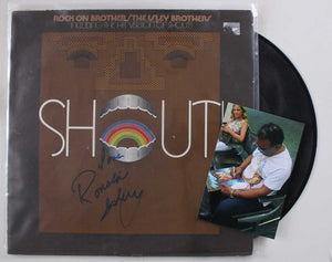 Ronald Isley Signed Autographed "Shout" Record Album - COA Matching Holograms