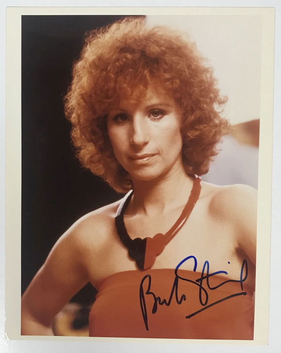 Barbra Streisand Signed Autographed Glossy 8x10 Photo - Lifetime COA