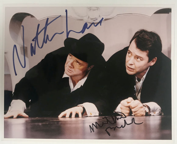 Nathan Lane & Matthew Broderick Signed Autographed 