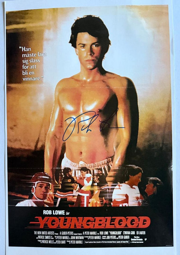 Rob Lowe Signed Autographed 