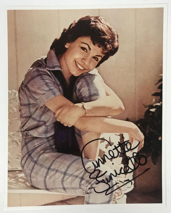 Annette Funicello (d. 2013) Signed Autographed 