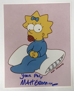 Matt Groening Signed Autographed "The Simpsons" Glossy 8x10 Photo - Lifetime COA