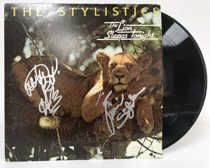 The Stylistics Group Signed Autographed "The Lion Sleeps Tonight" Record Album - COA Matching Holograms