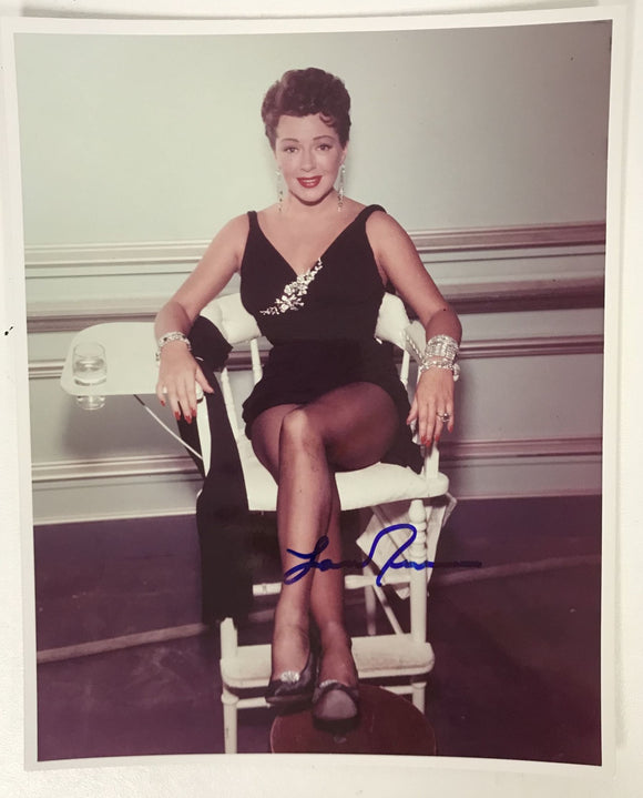 Lana Turner (d. 1995) Signed Autographed Glossy 8x10 Photo - COA Matching Holograms