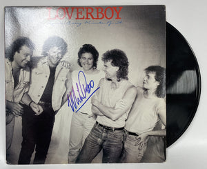 Mike Reno Signed Autographed "Loverboy" Record Album - COA Matching Holograms