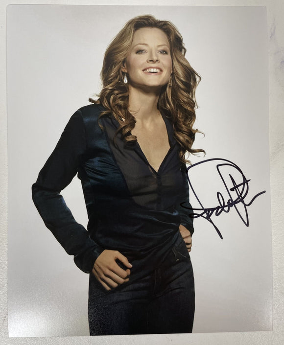 Jodie Foster Signed Autographed Glossy 8x10 Photo - COA Matching Holograms