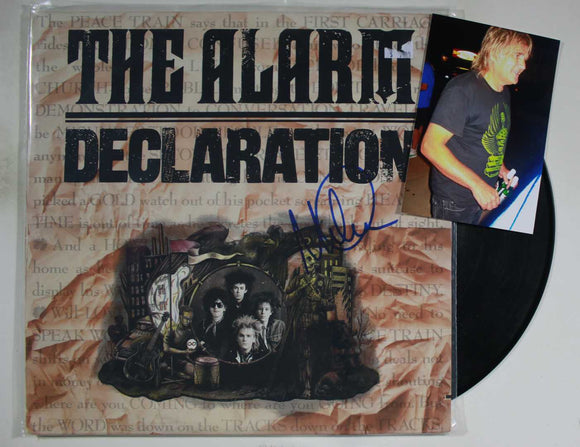 Mike Peters Signed Autographed 'The Alarm' Record Album- COA Matching Holograms