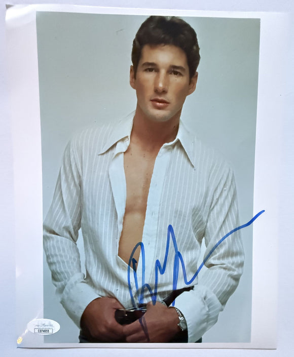 Richard Gere Signed Autographed Glossy 8x10 Photo - JSA Authenticated