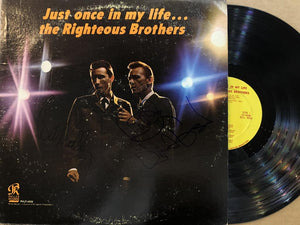 Bill Medley & Bobby Hatfield Signed Autographed "The Righteous Brothers" Record Album - Mueller COA