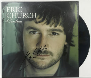 Eric Church Signed Autographed "Carolina" Record Album - Lifetime COA