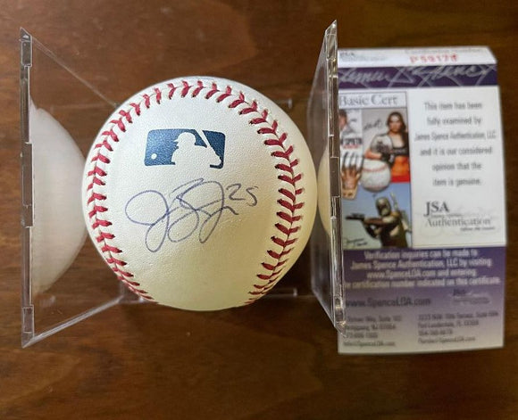 Jackie Bradley Jr. Signed Autographed Official Major League (OML) Baseball - JSA Authenticated