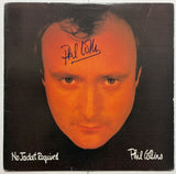 Phil Collins Signed Autographed "No Jacket Required" Record Album Cover - Lifetime COA