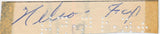 Nellie Fox (d. 1975) Signed Autographed Vintage Signature Cut RARE - Mueller COA