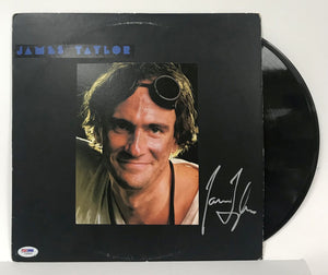 James Taylor Signed Autographed "Dad Loves His Work" Record Album - PSA/DNA COA