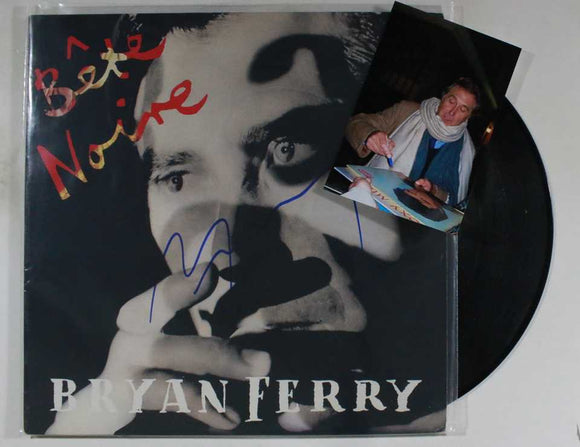 Bryan Ferry Signed Autographed 