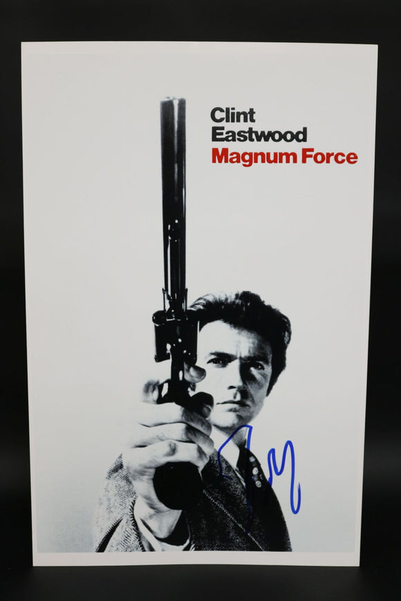 John Milius Signed Autographed 'Magnum Force' Glossy 11x17 Movie Poster - COA Matching Holograms